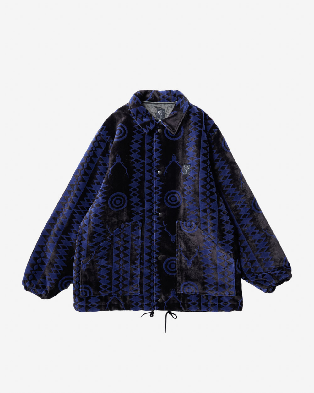 Onion - South2 West8 - Coach Jacket - Velvet Jq. / Skull