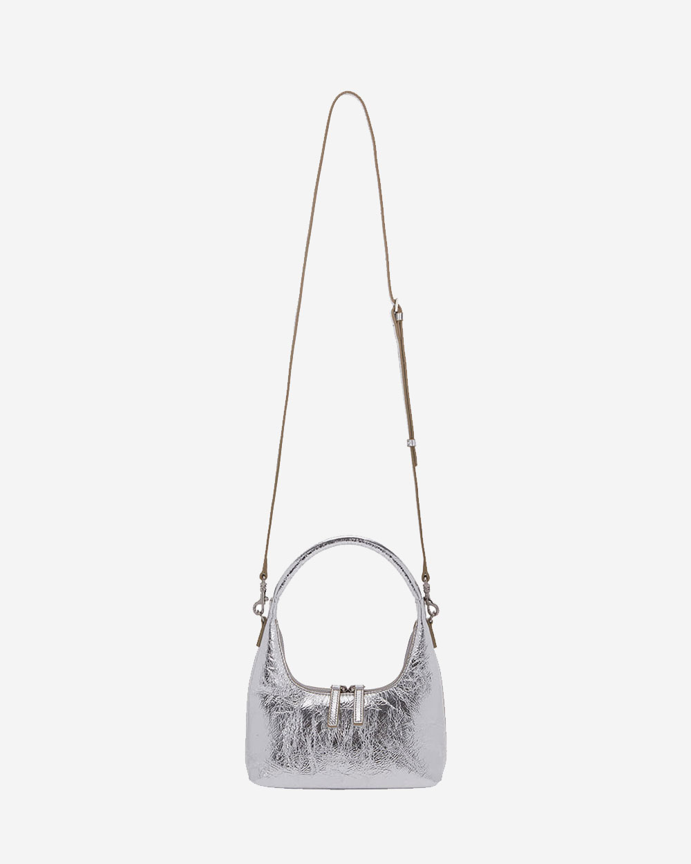 Marge Sherwood mini Hobo tote bag, Silver