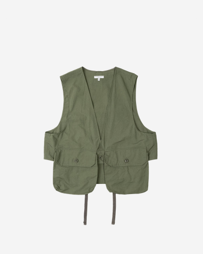 Fowl Vest - Olive Cotton Ripstop