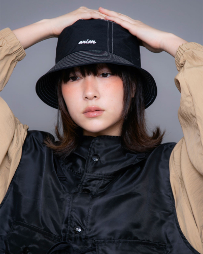 Nylon Bucket Hat -Black