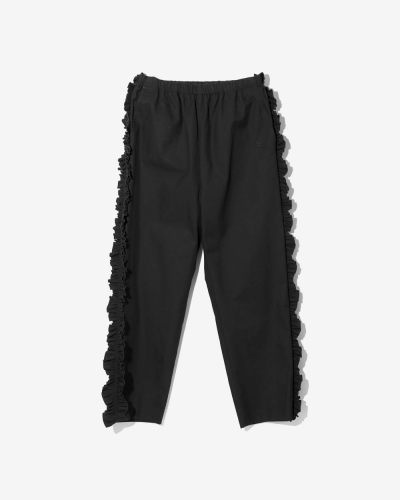 Frill Side Pant - Typewriter - Black