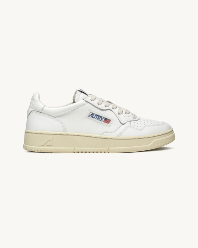 Medalist Low Man- White Leather