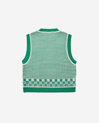 Siesta Knit Vest - Green Siesta Fruit