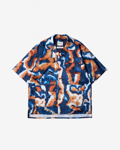 Aloha Shirt - Black/Olive/Sand