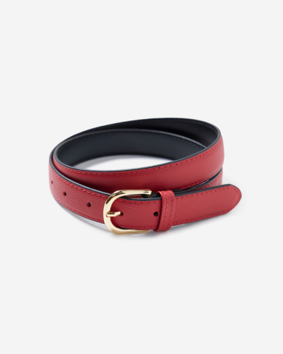 Slim Belt Full Grain - Cherry