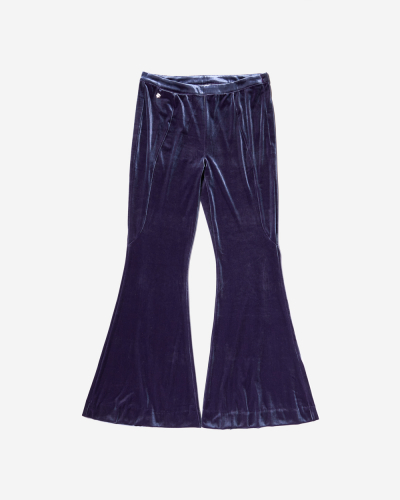 Moving Surfaces Flare Trousers - Purple Haze