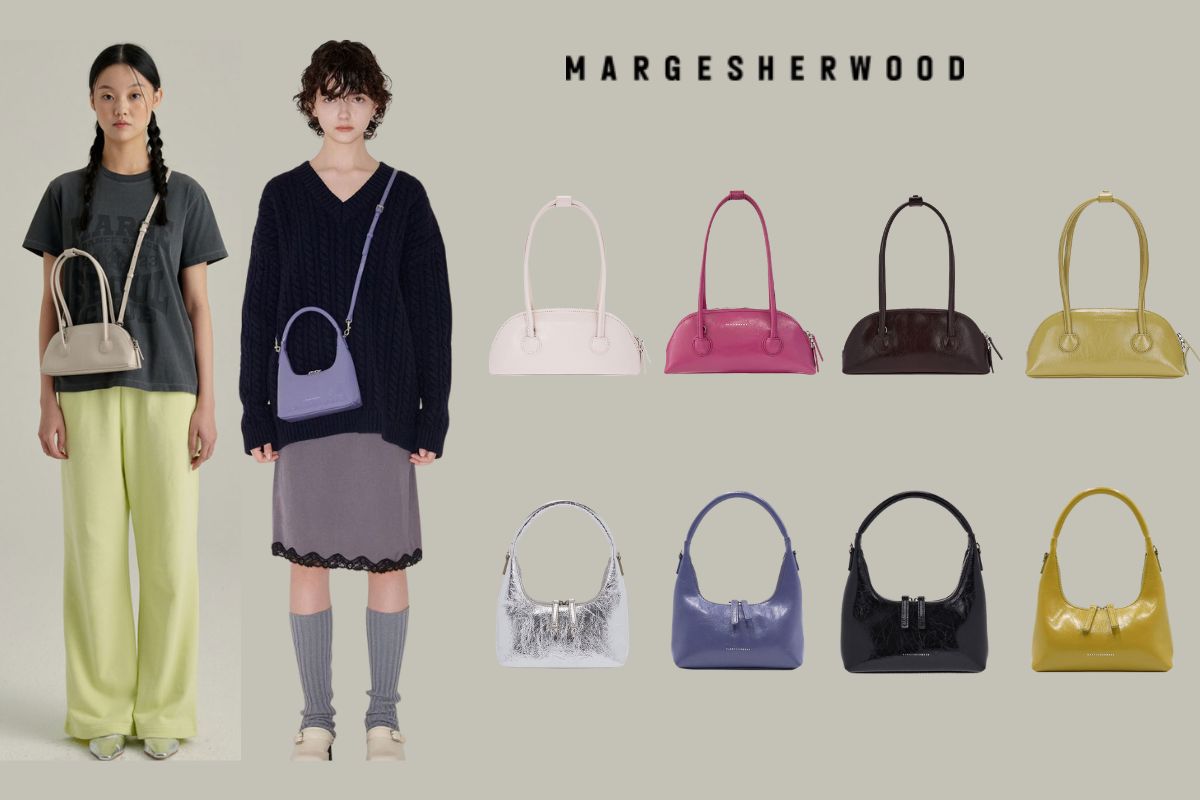 MARGE SHERWOOD เป็นแบรนด์กระเป๋ามือจากเกาหลีใต้สำหรับผู้หญิงในแนวคิดร่วมสมัย
